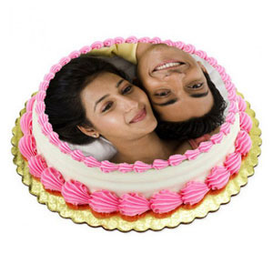 Anniversary Photo Cake